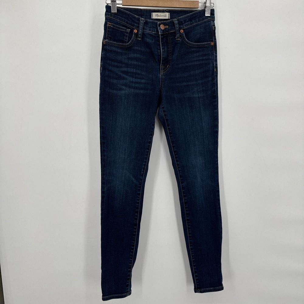 Madewell‎ 9" High Rise Skinny Jeans Womens Size 26 Blue Denim
